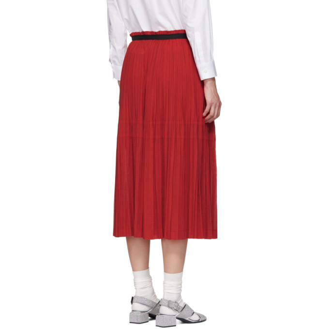 tricot comme des garcons skirt