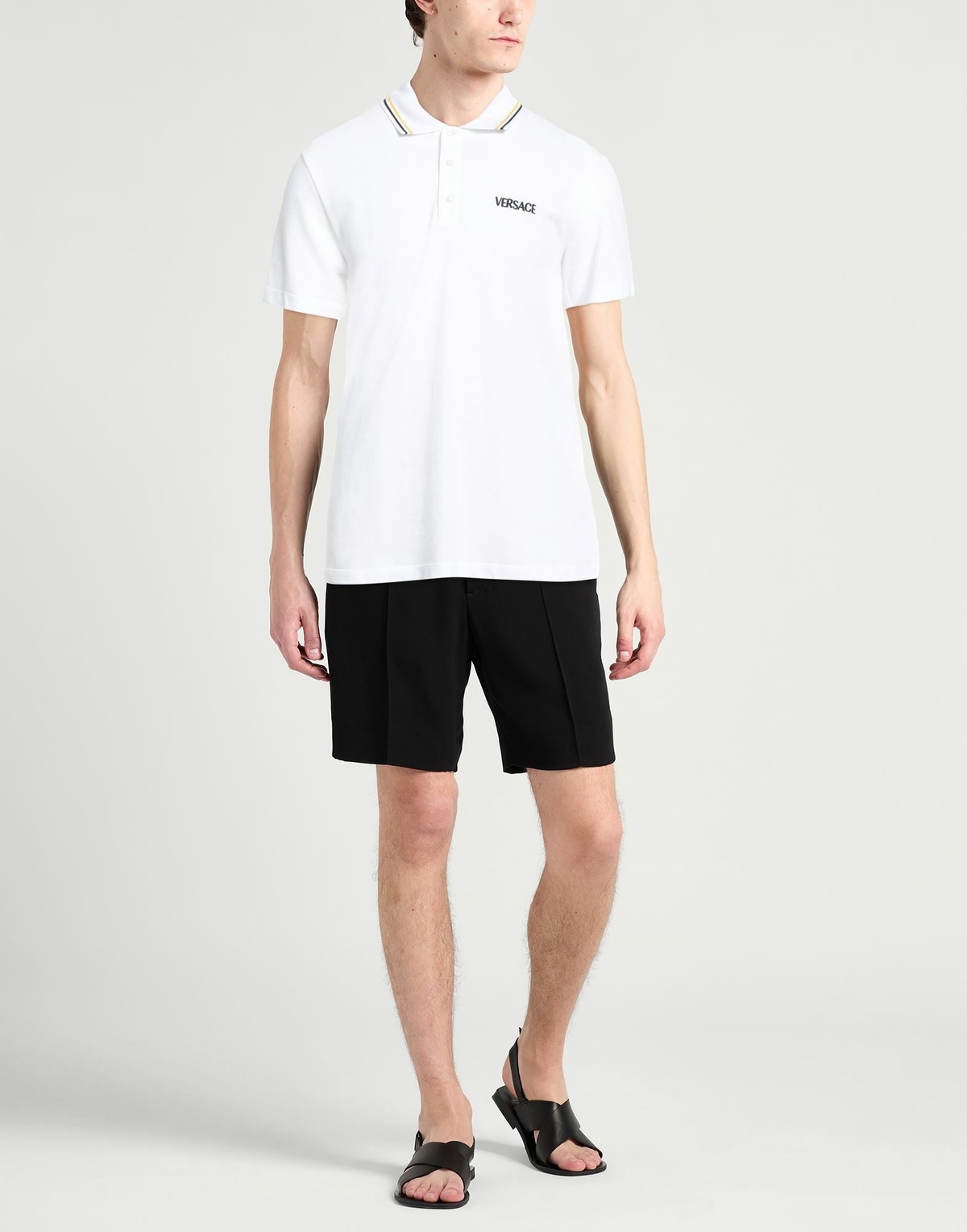 Versace Mens Polo shirt in White