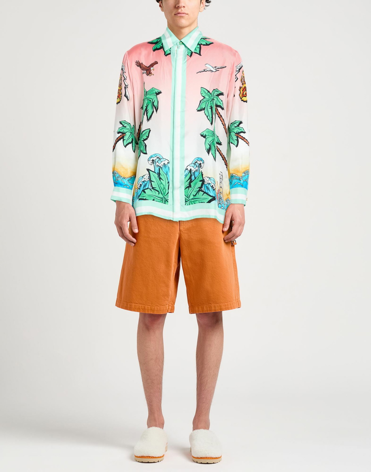 Casablanca Mens Shirt in Pink