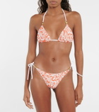 Heidi Klein Coral Gardens bikini top