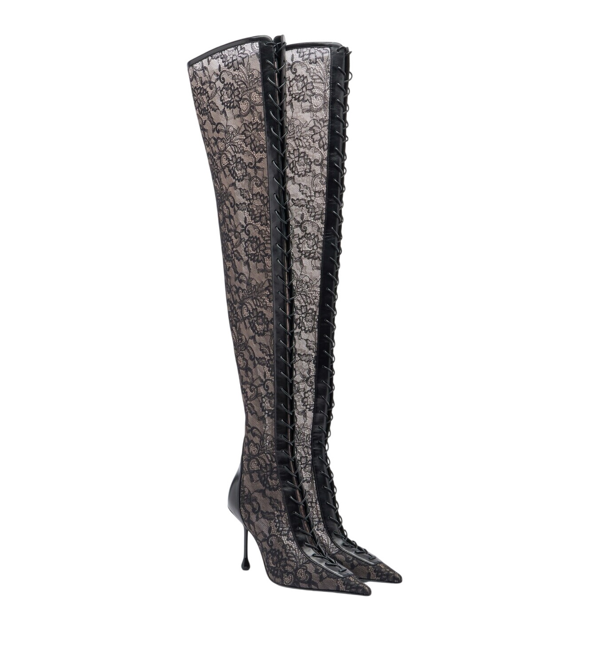 Jimmy Choo Black Flat Yael Tall Boots Jimmy Choo