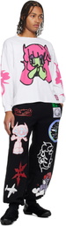 Chopova Lowena Black Flying High Sweatpants