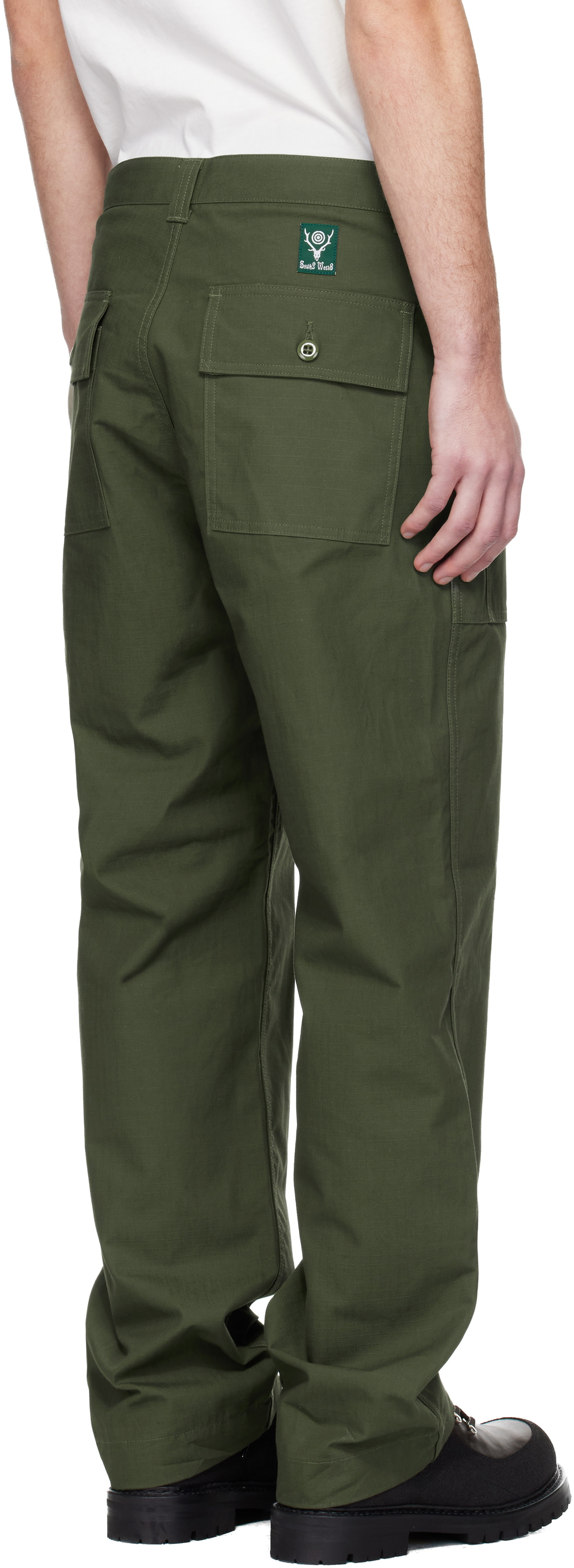 South2 West8 Khaki Bush Trousers