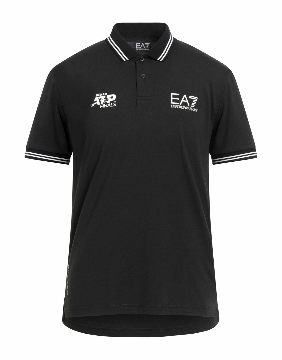 Ea7 Mens Polo shirt in Black