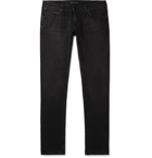 Nudie Jeans - Tight Terry Skinny-Fit Organic Stretch-Denim Jeans - Black