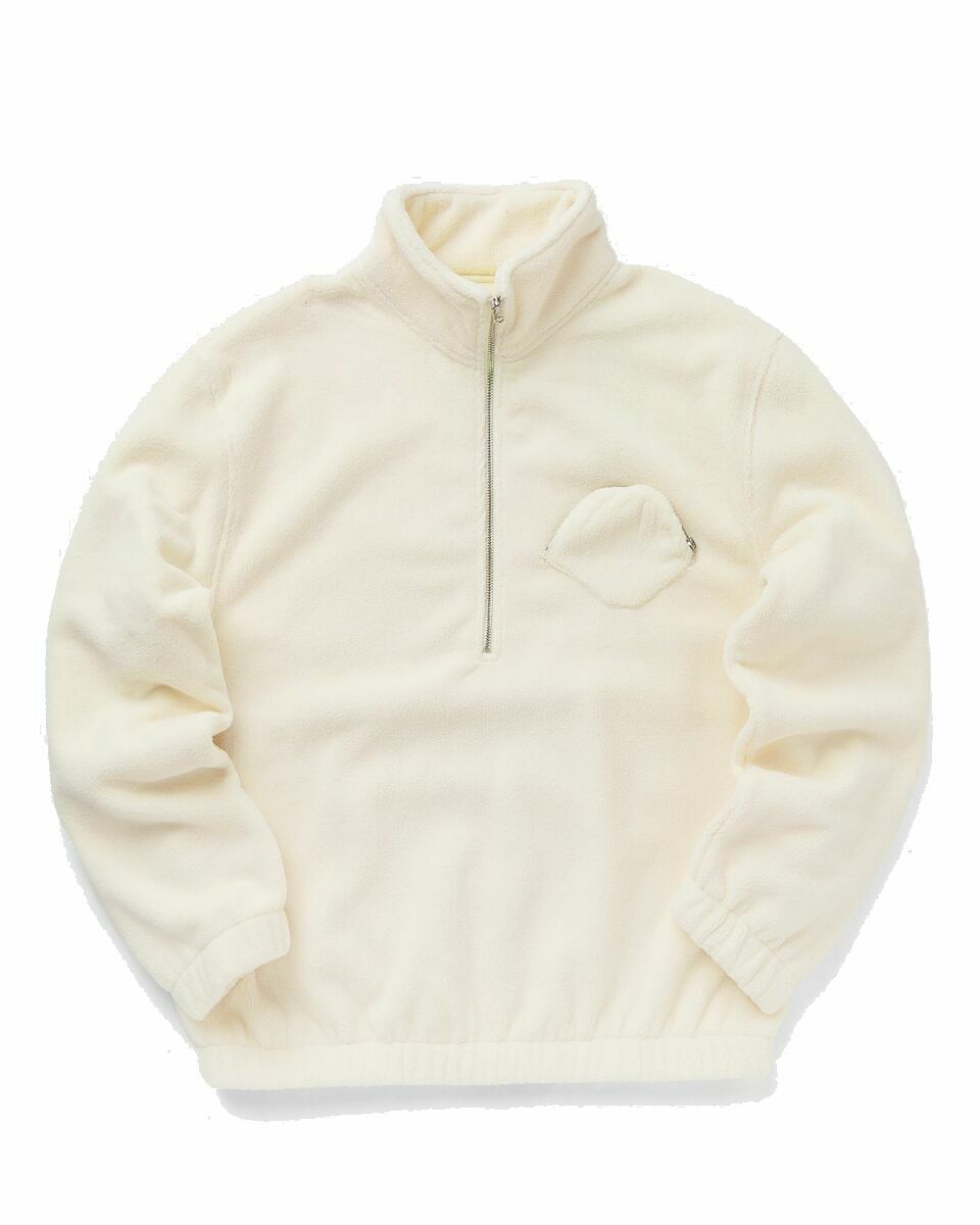 Photo: New Amsterdam Oyster Fleece White - Mens - Half Zips