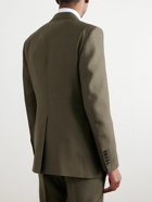 TOM FORD - Wool and Silk-Blend Suit Jacket - Green