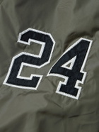 Neighborhood - Logo-Appliquéd Nylon Bomber Jacket - Green