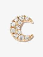 MARIA TASH 18K Yellow Gold Moon Diamond Stud Earring