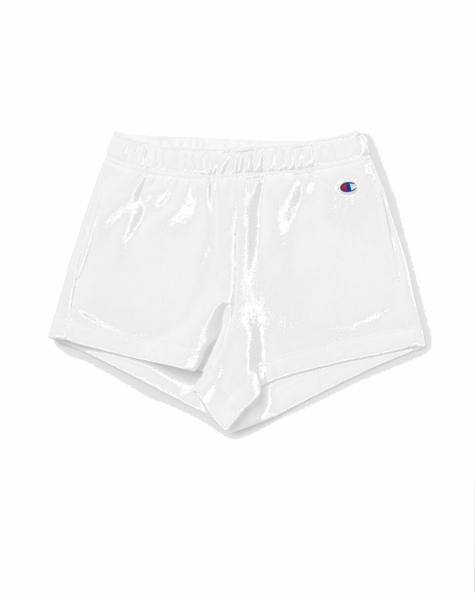 Photo: Champion Wmns Reverse Weave Shorts White - Womens - Casual Shorts