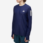 Adidas Men's OTR B Long Sleeve in Dark Blue