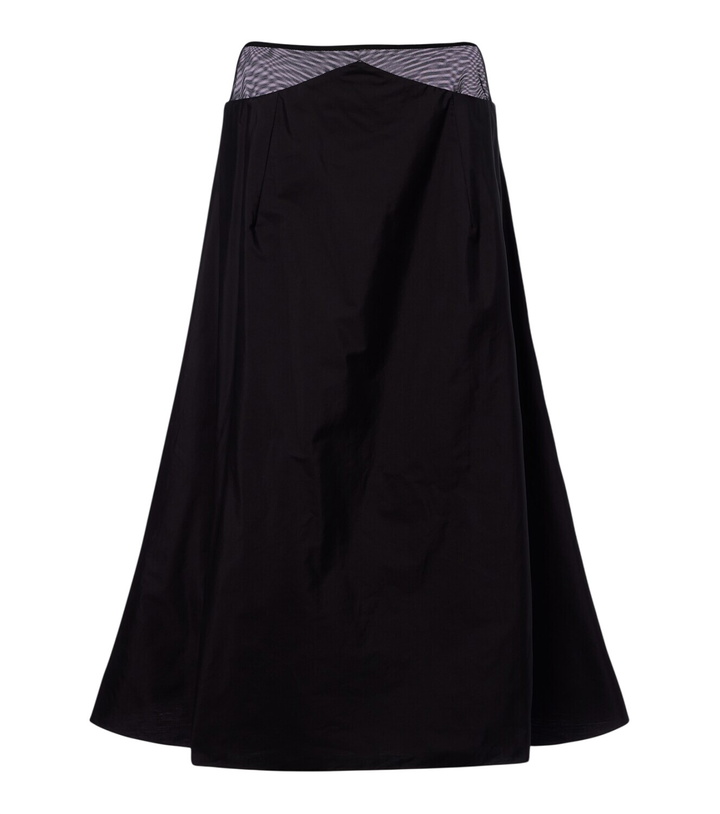 Photo: The Row Irella cotton poplin midi skirt