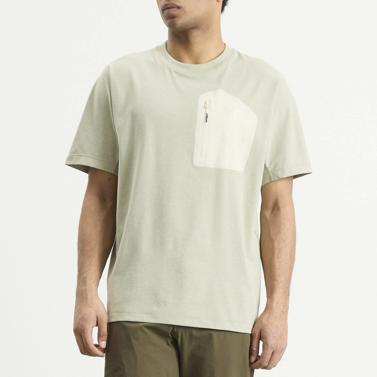 Arc'teryx Men's Konseal Pocket T-Shirt in Habitat/Sea Salt