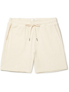 Mr P. - Organic Cotton-Terry Drawstring Shorts - Neutrals