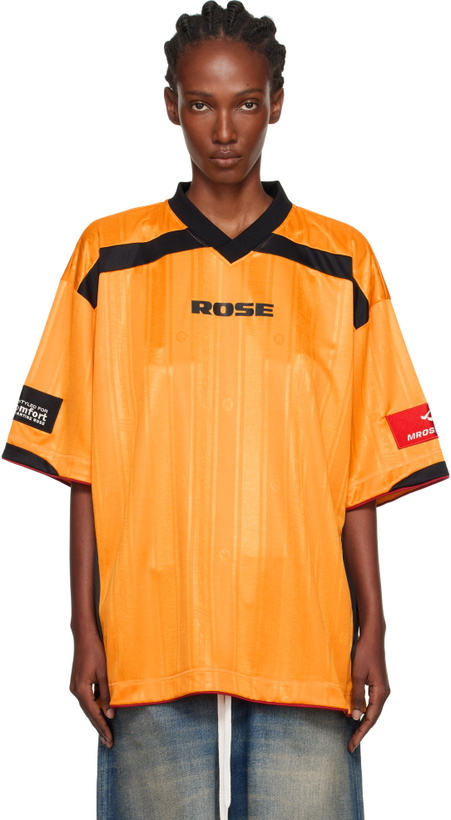 Photo: Martine Rose Yellow Printed Football T-shirt