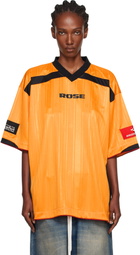 Martine Rose Yellow Printed Football T-shirt