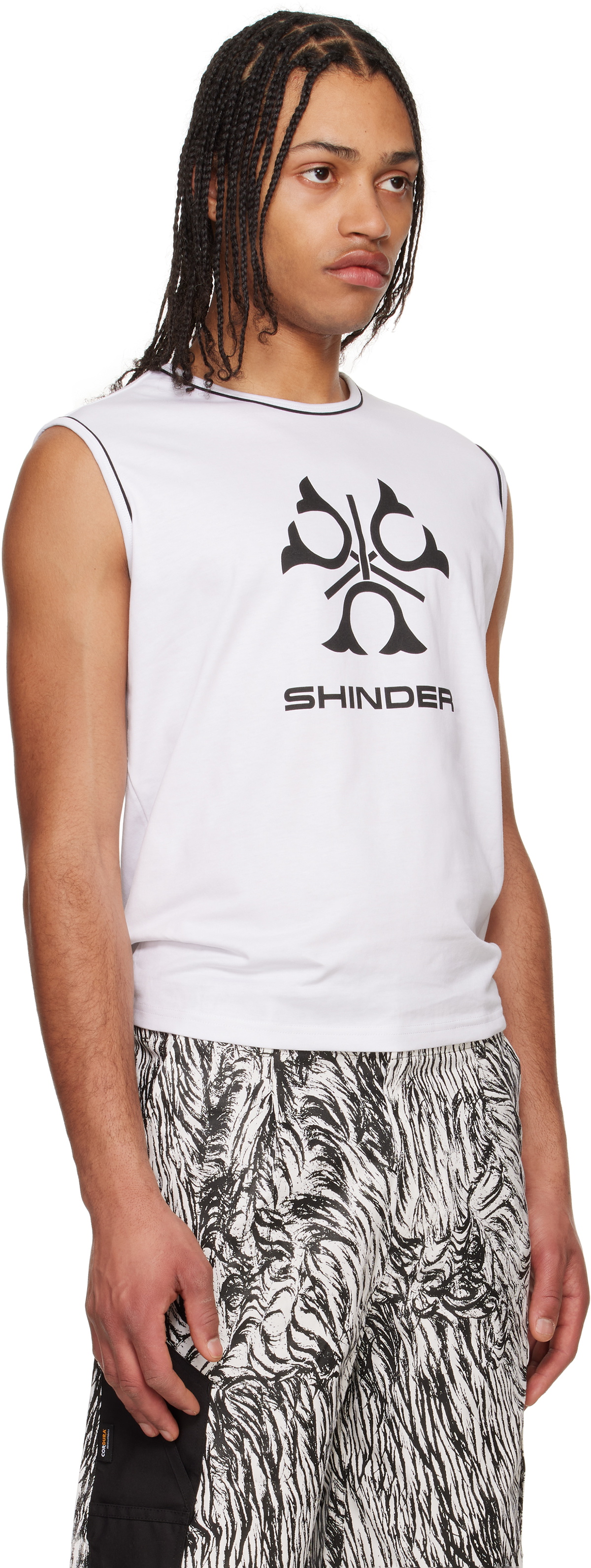 Olly Shinder White Kin Tank Top