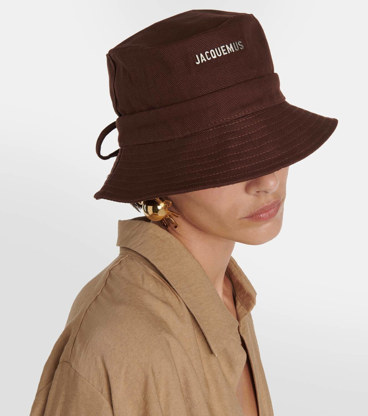 【JACQUEMUS】 Logo canvas bucket hat Jacquemus Logo canvas bucket hat Jacquemus