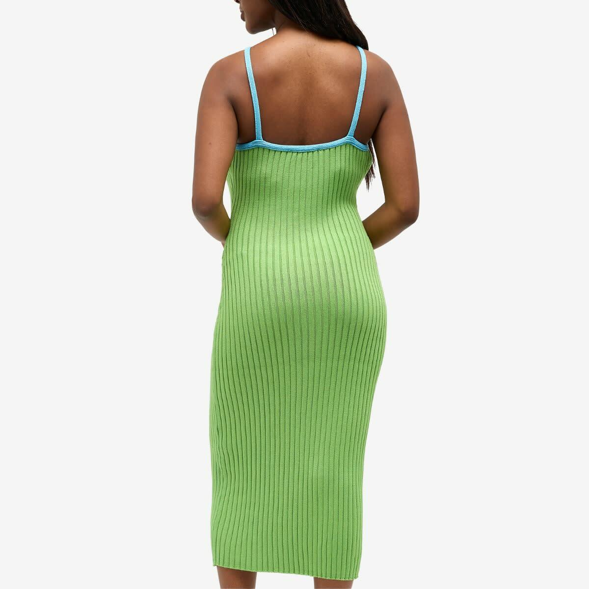 Stine Goya Women's Layden Ribbed Dress in Kelly Green Stine Goya