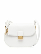 Bottega Veneta White Small Desiree Leather Cross Body Bag