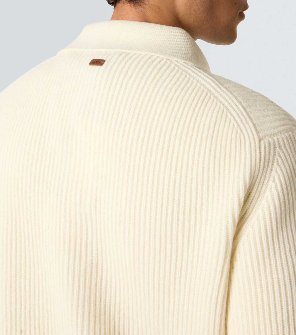 Tod's Ribbed-knit wool and cashmere cardigan
