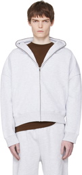 Entire Studios Gray Eternal Zip Hoodie