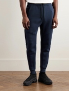 Nike - Slim-Fit Tapered Cotton-Blend Tech-Fleece Sweatpants - Blue