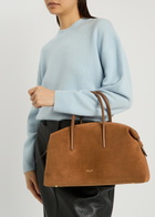 Demellier The Stockholm Midi Suede top Handle bag - Tan - One Size