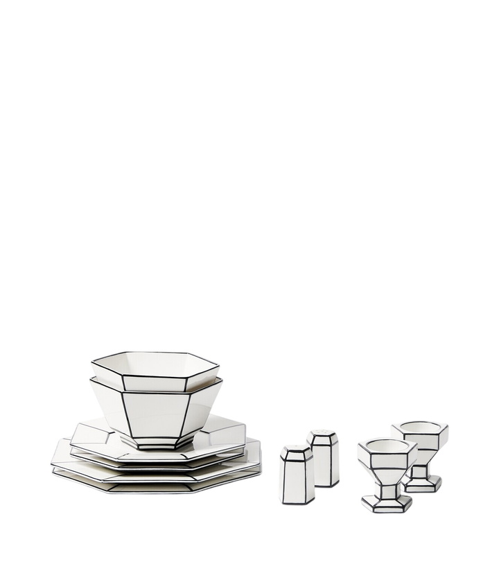 Photo: Serax Carte Blanche porcelain breakfast set by Annebet Philips