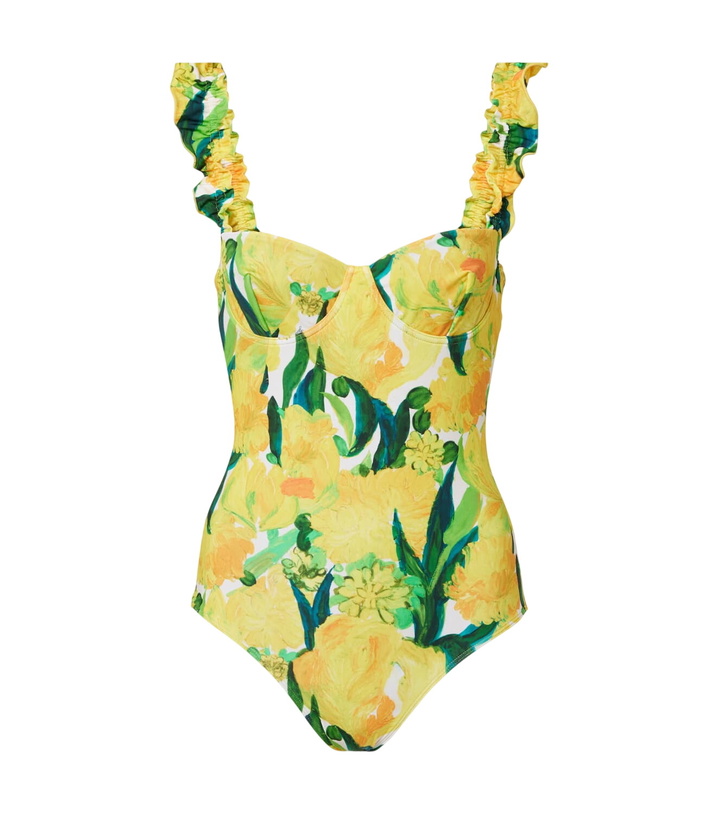 Photo: La DoubleJ Boop floral ruffled swimsuit