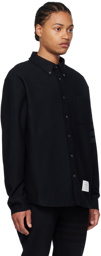 Thom Browne Navy 4-Bar Shirt