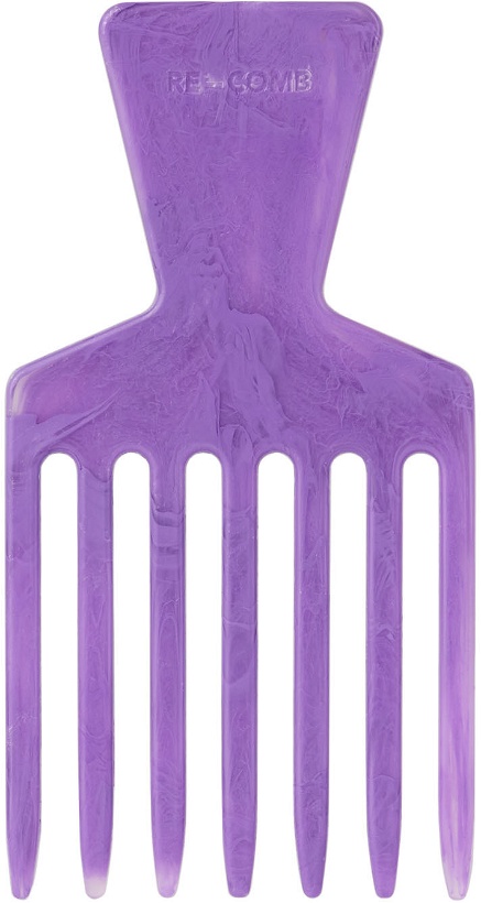 Photo: RE=COMB Purple Fish Recycled Pik Comb