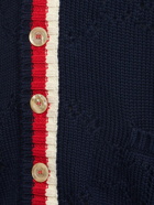 GUCCI - Gg Open Knit Cotton Cardigan