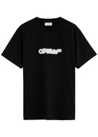 Off-white Arrow Logo-print Cotton T-shirt Black And White