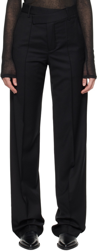 Photo: Ann Demeulemeester Black Vanja Asymmetric Trousers