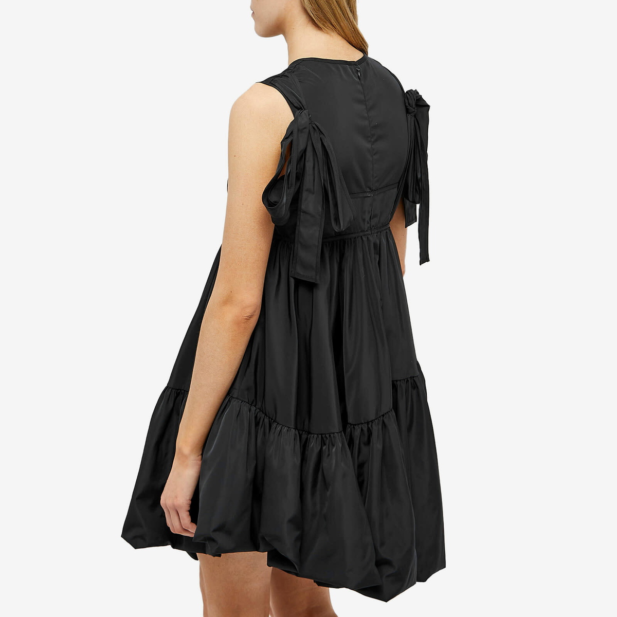 Cecilie Bahnsen DITTE DRESS Back ribbon sleeveless one piece dress 2.22RTW10038 black UK8