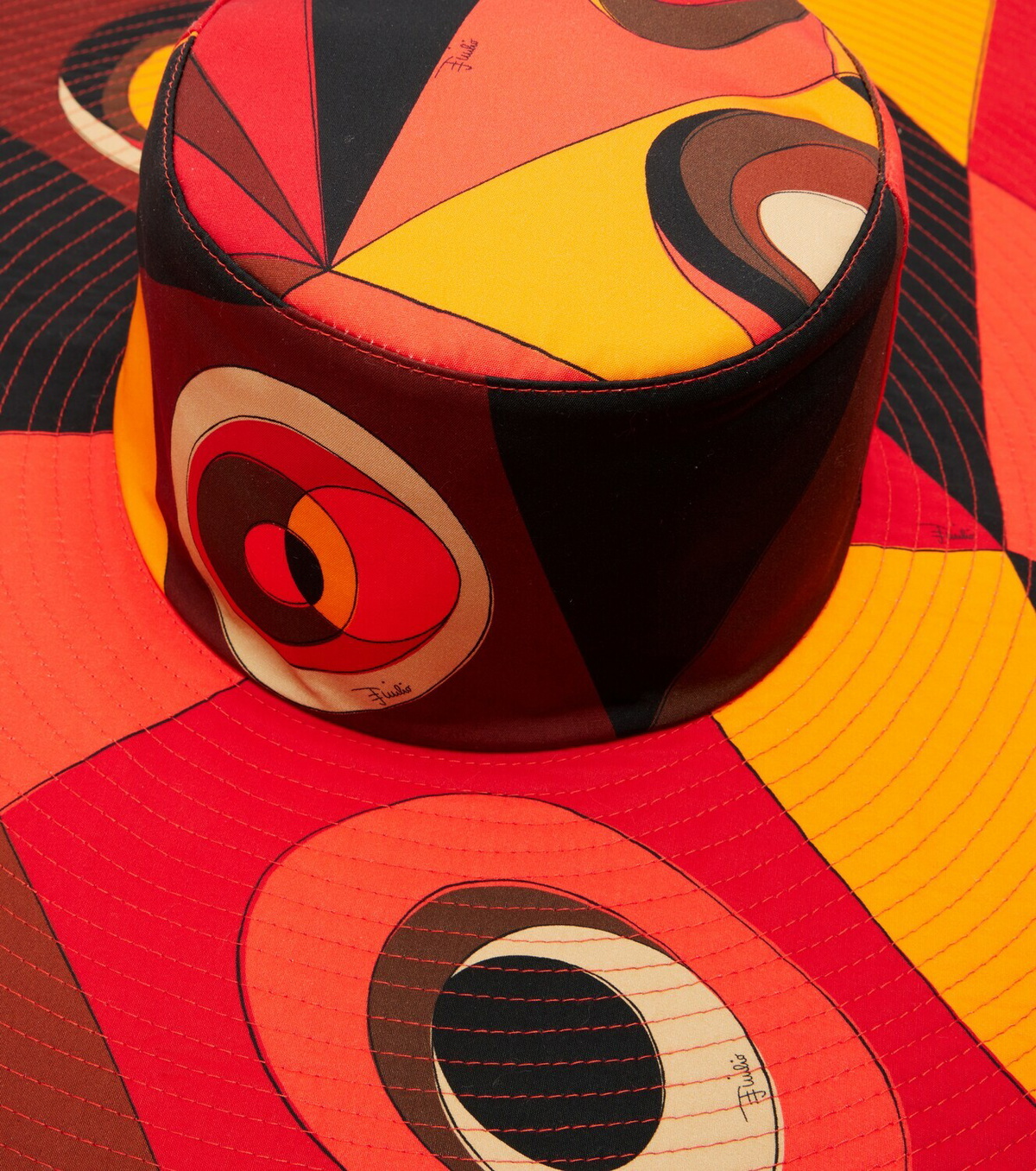 Pucci Manuba reversible cotton hat
