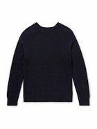 Nili Lotan - Reggie Silk and Cotton-Blend Sweater - Blue