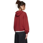 LU'U DAN BRUCE LEE x LỰU ĐẠN Red Heavy Weight Gym Hoodie