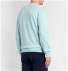 Richard James - Mélange Cotton Sweater - Blue