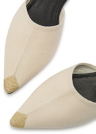 Jacquemus Les Sandales Espadrilles Canvas Flats Beige