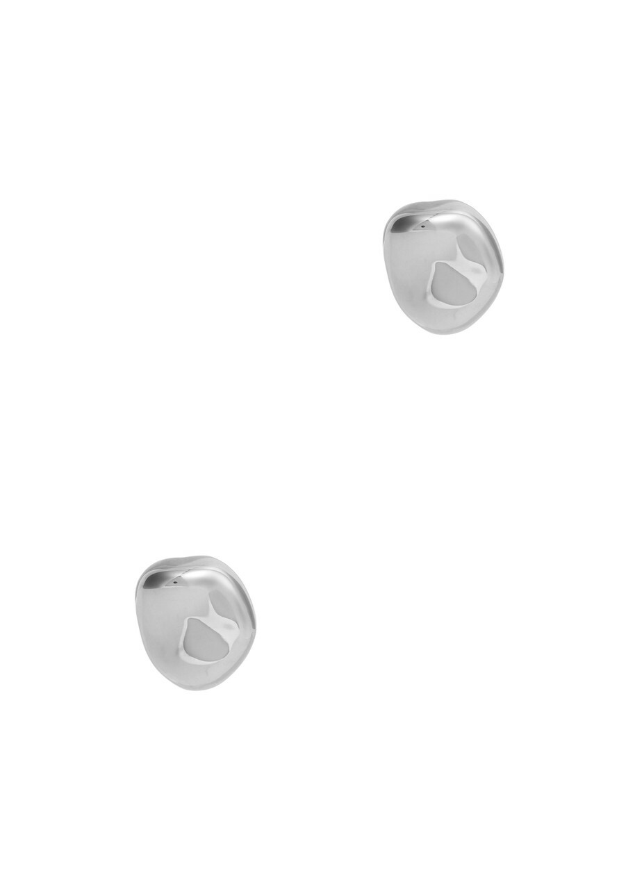 Agmes Gia Small Sterling Silver Stud Earrings - One Size