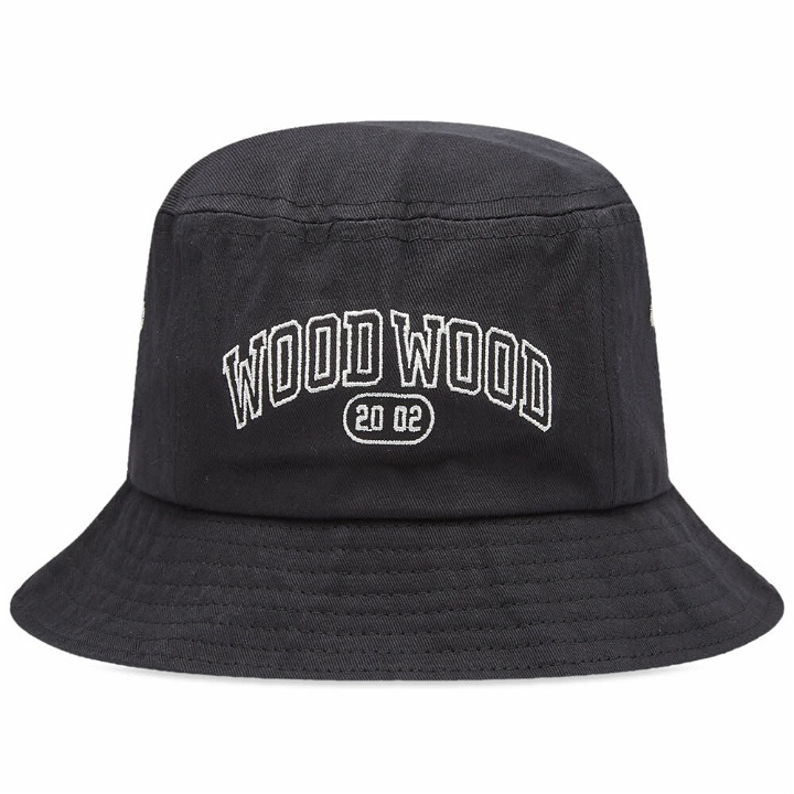 Photo: Wood Wood Men's Arch Logo Bucket Hat in Black