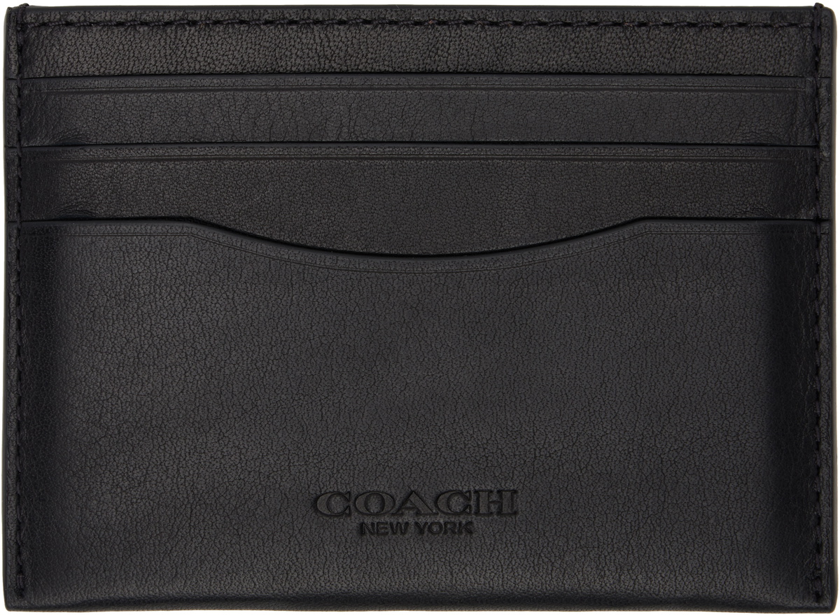 Coach 1941 Black Embossed Card Holder
