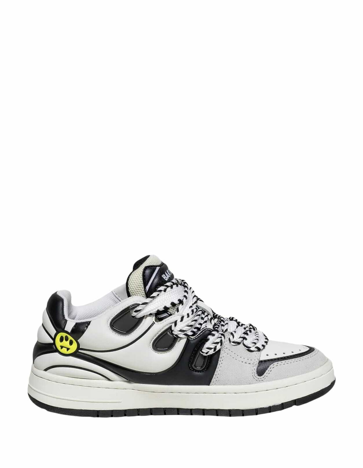 Barrow White And Black Ollie Sneakers