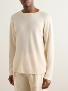 UMIT BENAN B - Zefira Cashmere and Silk-Blend Sweater - Neutrals