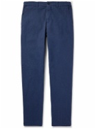 Altea - Dumbo Straight-Leg Cotton-Blend Gabardine Trousers - Blue