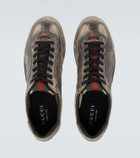 Gucci Gucci Shift Web Stripe leather sneakers