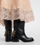 Chloé Dakota leather biker boots