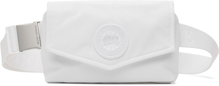 Photo: Canada Goose White Mini Waist Pack Belt Bag